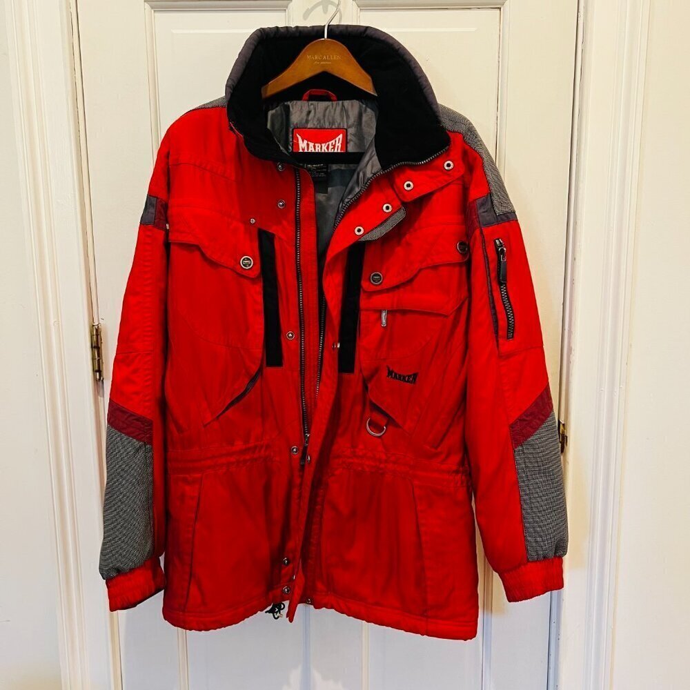 Vintage Marker Ski Jacket Coat Size Large 90's Y2K - Picture 7 of 16
